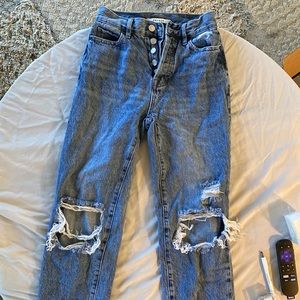 PACSUN button fly jeans, XXS or size 22 using PacSun chart.